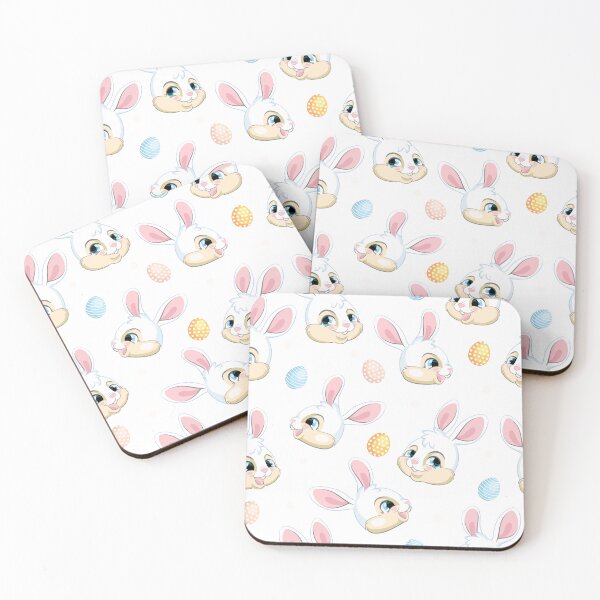 Item preview, Cute cartoon white easter rabbits designed and sold by Alinart16.