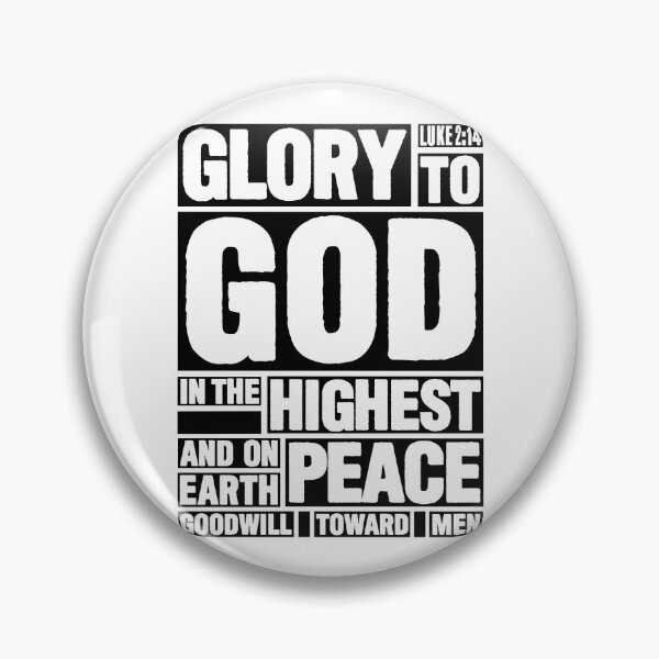 Item preview, Luke 2:14 Glory to God in the Highest designed and sold by plushism.