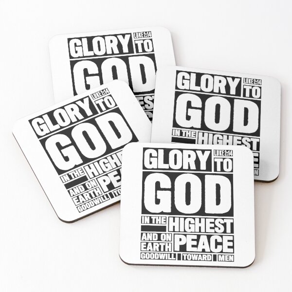 Item preview, Luke 2:14 Glory to God in the Highest designed and sold by plushism.