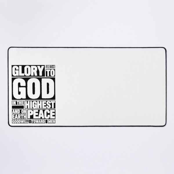 Item preview, Luke 2:14 Glory to God in the Highest designed and sold by plushism.
