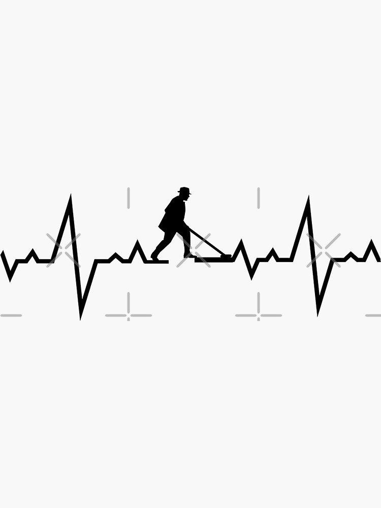 "Shuffleboard Heartbeat Funny Shuffleboard Lover" Sticker for Sale by