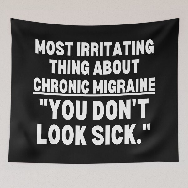 Item preview, Chronic Migraine Warrior, Chronic Migraine Awareness, Chronic Migraine Support Gift designed and sold by ILLTOOCHILL.
