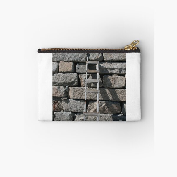 Item preview, Ladder with Stone Wall and Blue Sky designed and sold by shyphotog.