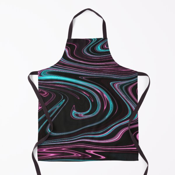 Item preview, Pink and Blue Neon Chrome Metallic Holographic Pattern designed and sold by PrettyPage.