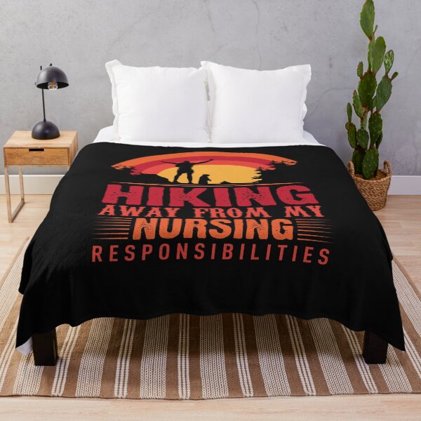 Item preview, Hiking Away From My Nursing Responsibilities funny Vintage Colors designed and sold by َART LOVERS ★★★★★.