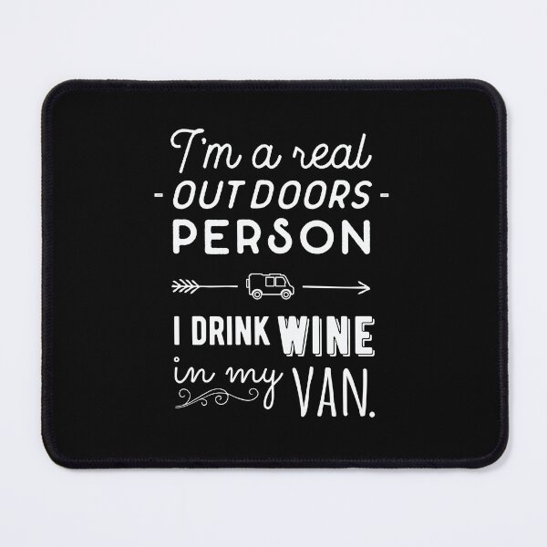 Item preview, Van Life Wine Drinker, I Drink Wine in my Van designed and sold by TheSwenglishFam.
