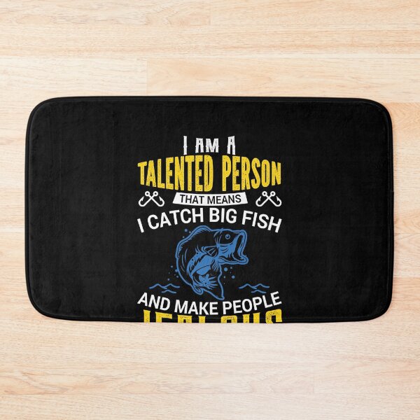 Item preview, I Am a Talented Person I Catch Big Fish - Fishing designed and sold by Superhero Gear.