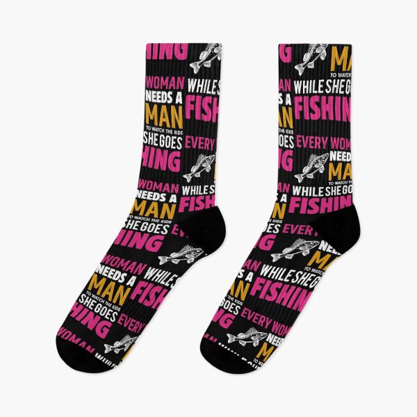 Item preview, Every Woman Needs a Man to Watch the Kids when She Goes Fishing Fish - Fishing designed and sold by Superhero Gear.