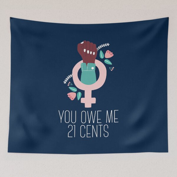 Item preview, Equal pay for equal work - Girl Power designed and sold by crazycollective.