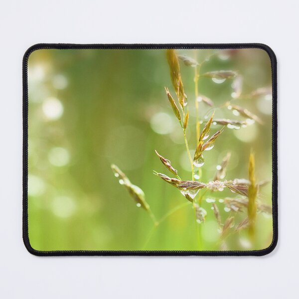 Item preview, Fresh Green Grass with Dew Drops designed and sold by FOLK ART FUSION.