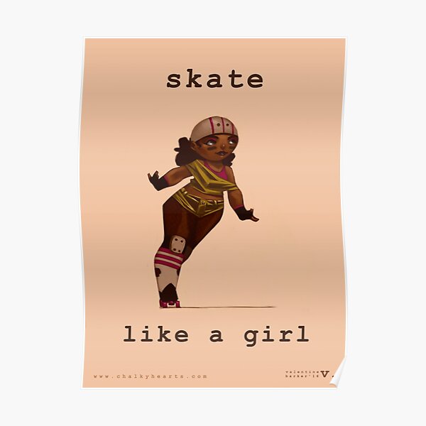 Skate Like a Girl Poster