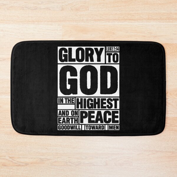 Item preview, Luke 2:14 Glory to God in the Highest designed and sold by plushism.