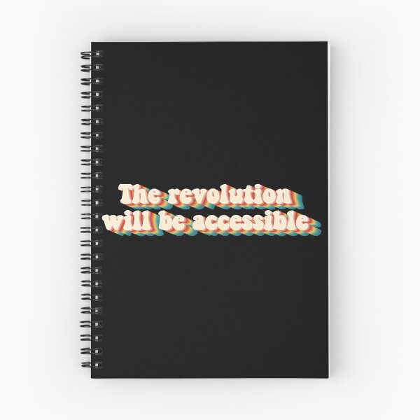 Item preview, The Revolution Will Be Accessible Retro Style designed and sold by Shop signer.