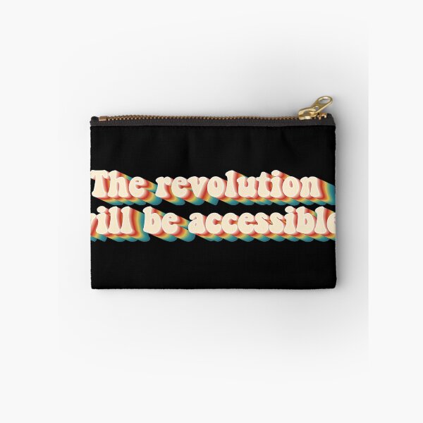 Item preview, The Revolution Will Be Accessible Retro Style designed and sold by Shop signer.