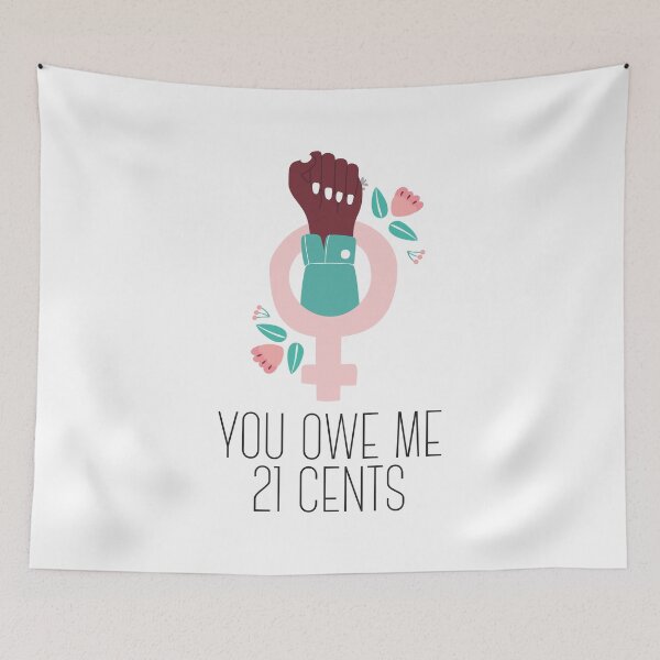 Item preview, Equal pay for equal work - Girl Power designed and sold by crazycollective.