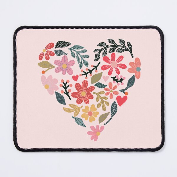 Item preview, Floral Valentine Heart designed and sold by EtherealSkyShop.