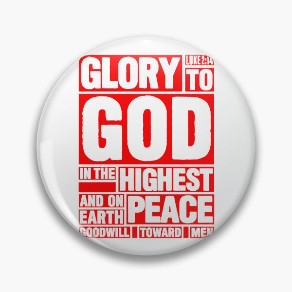 Item preview, Luke 2:14 Glory to God in the Highest designed and sold by plushism.