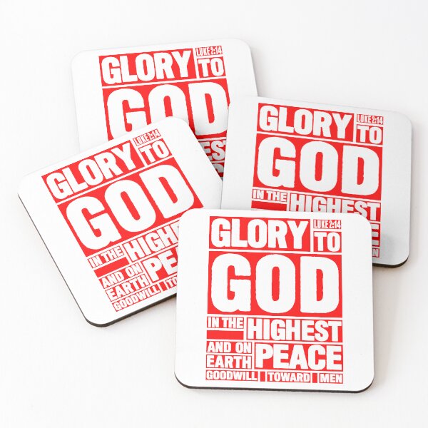 Item preview, Luke 2:14 Glory to God in the Highest designed and sold by plushism.
