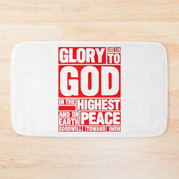 Item preview, Luke 2:14 Glory to God in the Highest designed and sold by plushism.