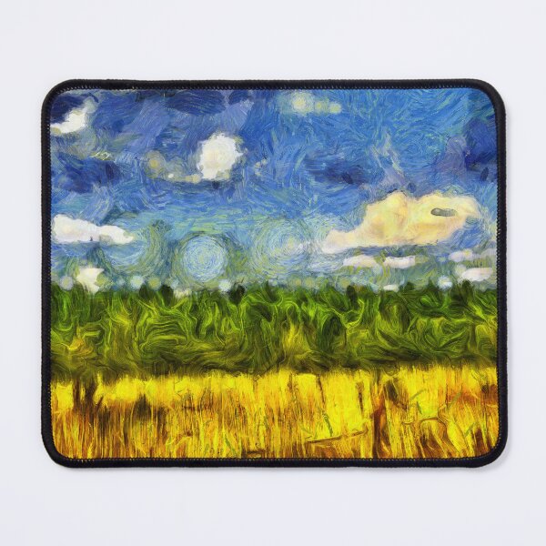 Item preview, Wheatfield Under Thunderclouds designed and sold by FOLK ART FUSION by heidiannemorris.