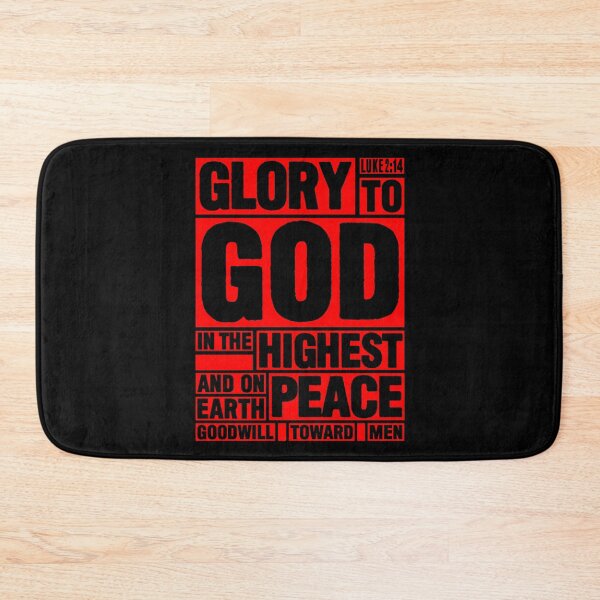 Item preview, Luke 2:14 Glory to God in the Highest designed and sold by plushism.