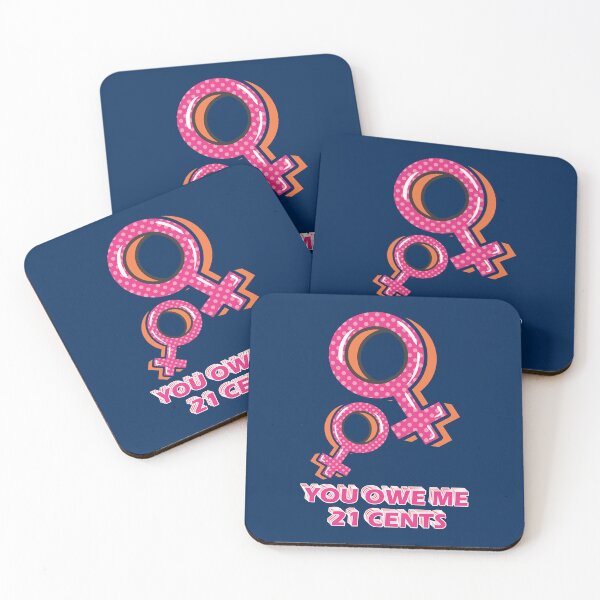Item preview, Equal pay for equal work - Fight for equality and close the gender pay gap! - Available in t shirts, stationary and stickers designed and sold by crazycollective.
