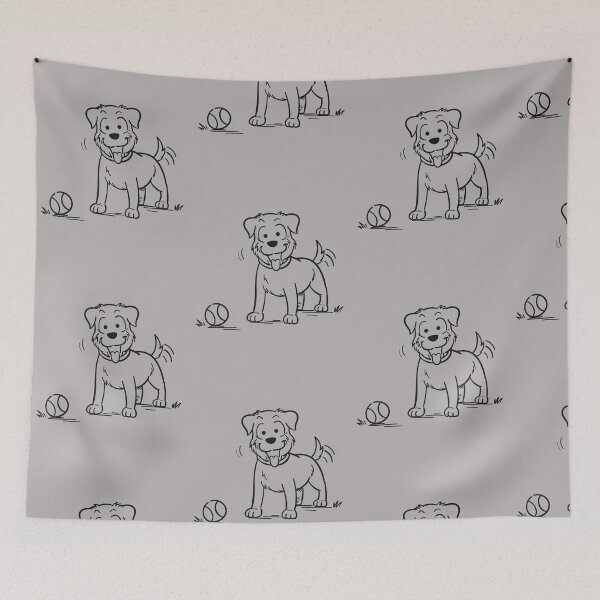 Item preview, Playing fetch! designed and sold by kookycomet.
