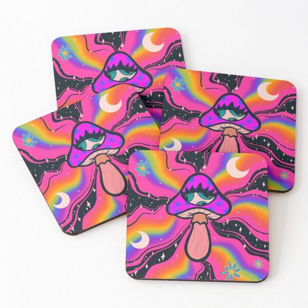 Item preview, groovy mushroom designed and sold by artbysarana.