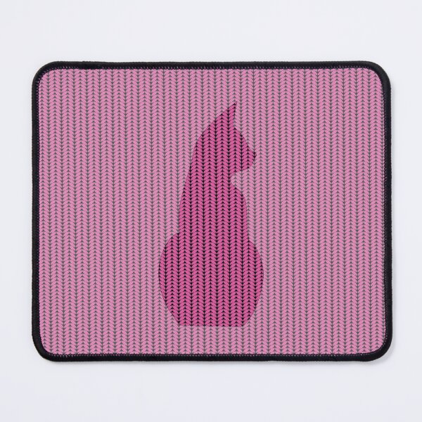 Item preview, knitting pink cat pattern designed and sold by FunnyChameleon.