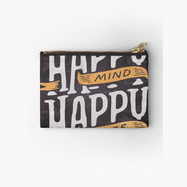 Item preview, Happy mind, Happy life — Motivation lettering, quote designed and sold by GreekTavern1979.