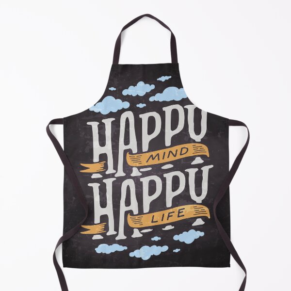 Item preview, Happy mind, Happy life — Motivation lettering, quote designed and sold by GreekTavern1979.