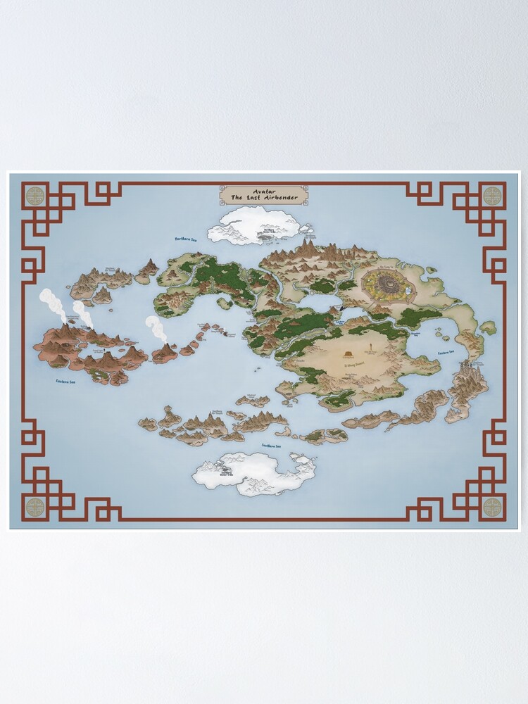 Mapping Avatar: The Last Airbender