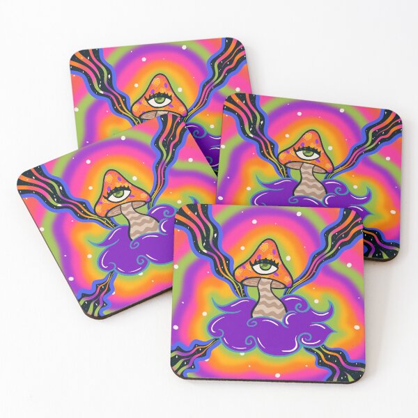 Item preview, groovy mushroom designed and sold by artbysarana.