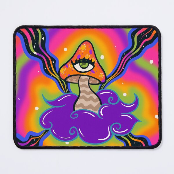 Item preview, groovy mushroom designed and sold by artbysarana.