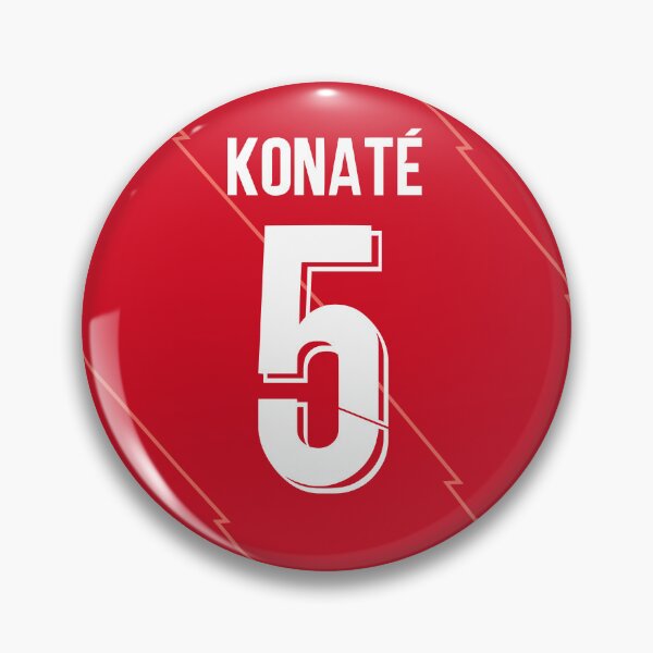 Item preview, Ibrahima Konaté Liverpool Home jersey 21/22 designed and sold by Alimator.