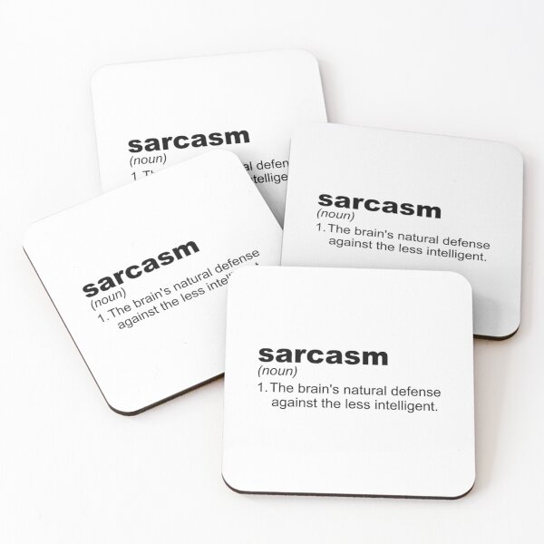 Item preview, Sarcasm line designed and sold by Parceline.