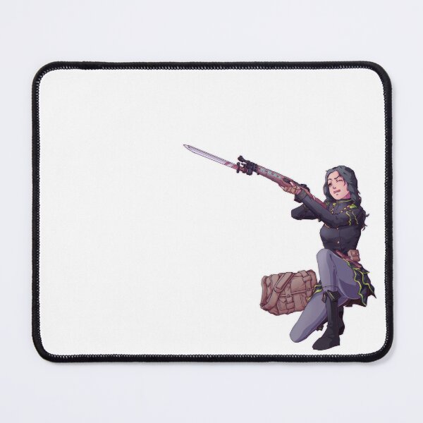 Item preview, aiming soldier lady designed and sold by FonzComics.