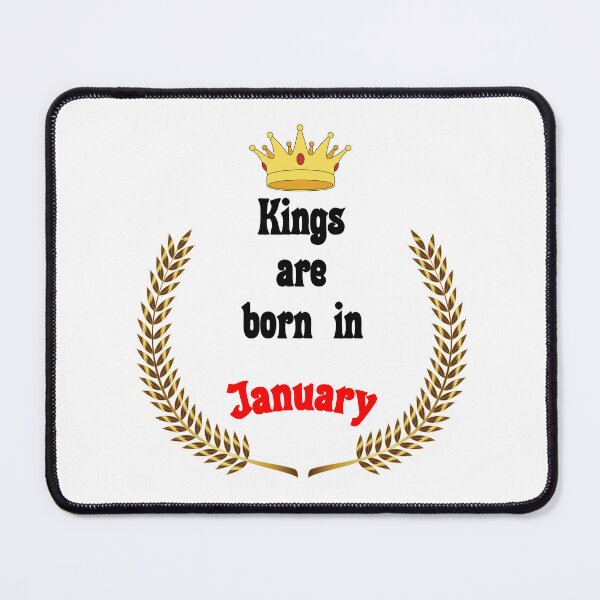Item preview, Kings are born in January. Funny Quotes. Funny Gift designed and sold by D/Art ⭐⭐⭐⭐⭐.