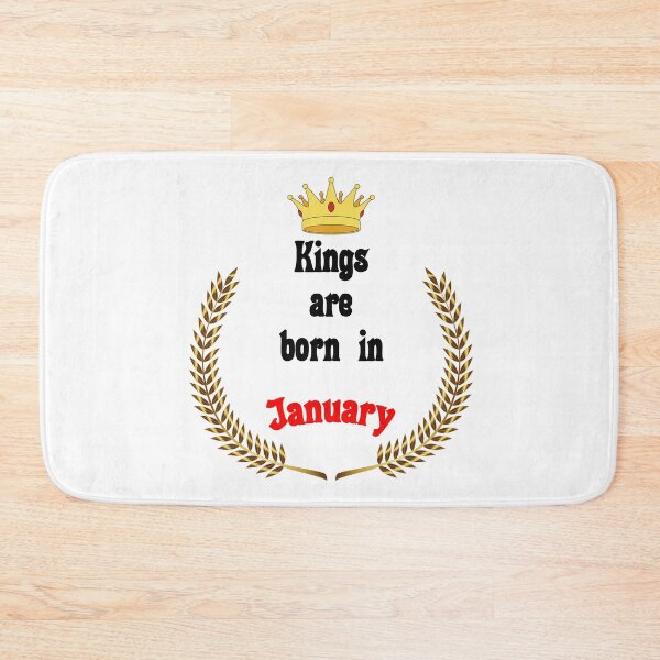 Item preview, Kings are born in January. Funny Quotes. Funny Gift designed and sold by D/Art ⭐⭐⭐⭐⭐.