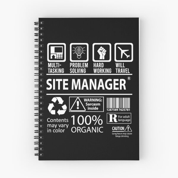 Item preview, Site Manager T Shirt - MultiTasking Certified Job Gift Item Tee designed and sold by andahanson.