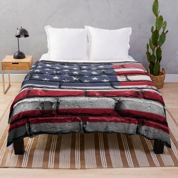 Item preview, Wall painted with the american flag designed and sold by The-Lerach.