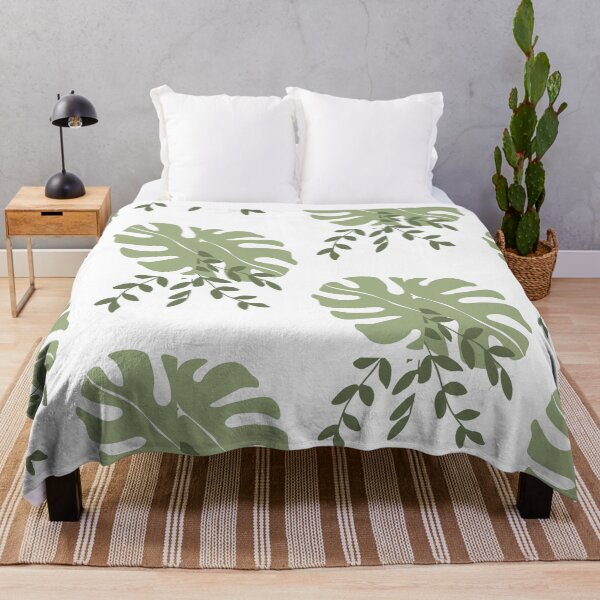 Item preview, simple leafy pattern designed and sold by KiwiBurrito.