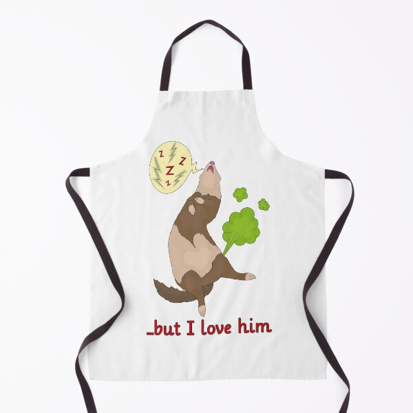 Item preview, He farts and snores but I love him funny ferret designed and sold by dass-art.