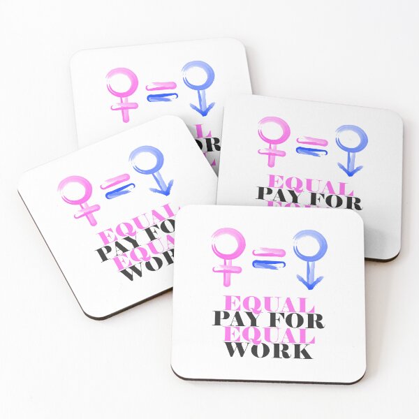 Item preview, Equal pay for equal work - Feminist designed and sold by crazycollective.