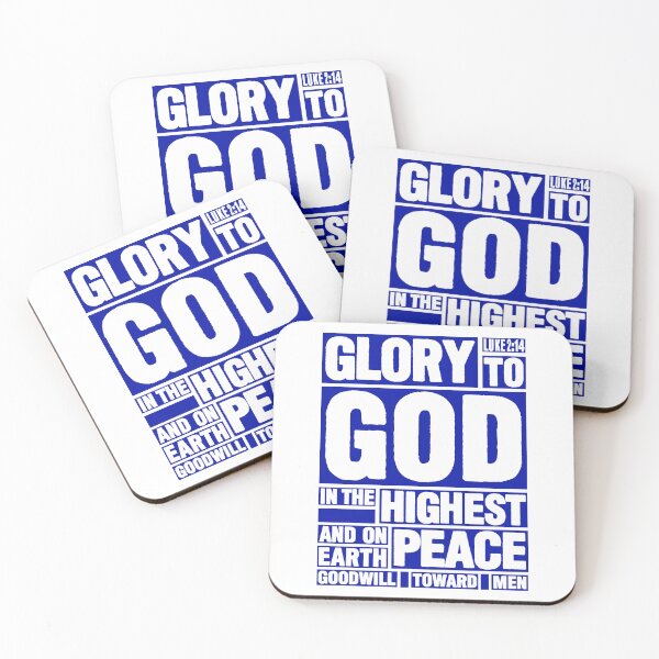 Item preview, Luke 2:14 Glory to God in the Highest designed and sold by plushism.