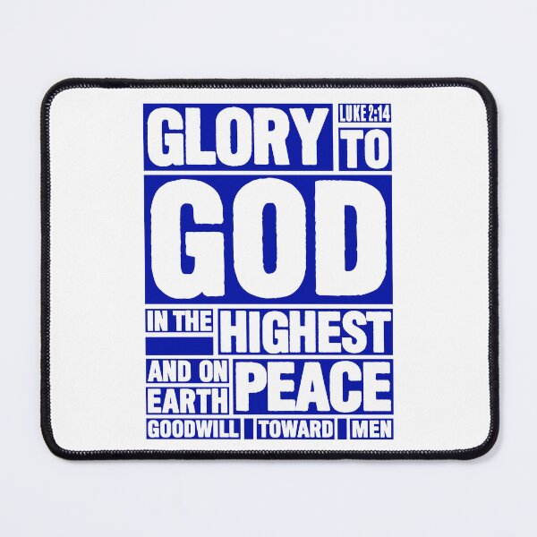 Item preview, Luke 2:14 Glory to God in the Highest designed and sold by plushism.