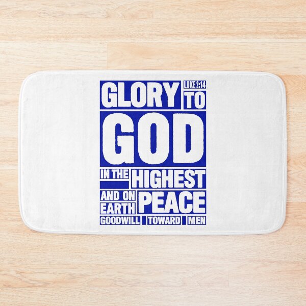 Item preview, Luke 2:14 Glory to God in the Highest designed and sold by plushism.
