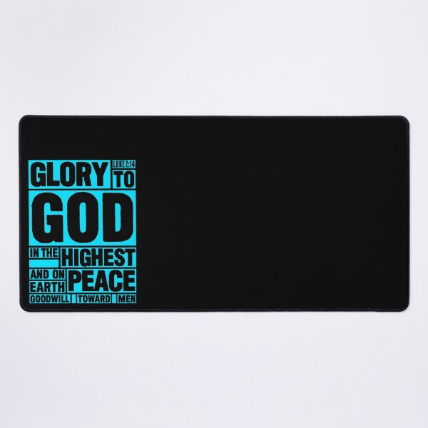 Item preview, Luke 2:14 Glory to God in the Highest designed and sold by plushism.