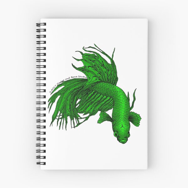 Item preview, Green Crowntail Betta designed and sold by TinkerandBone.