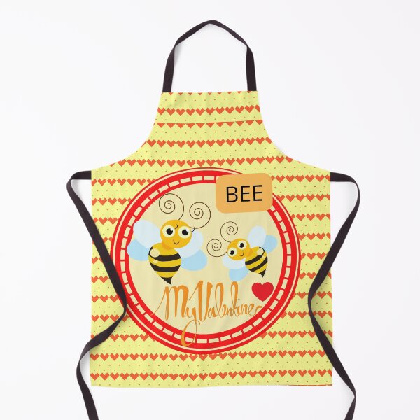 Item preview, BEE MY VALENTINE with red heart  designed and sold by OMdesign10.